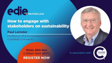 The 30-minute masterclass offers a taster of the brand new Sustainability Leadership Programme, developed by Cranfield University for edie's network of sustainability professionals